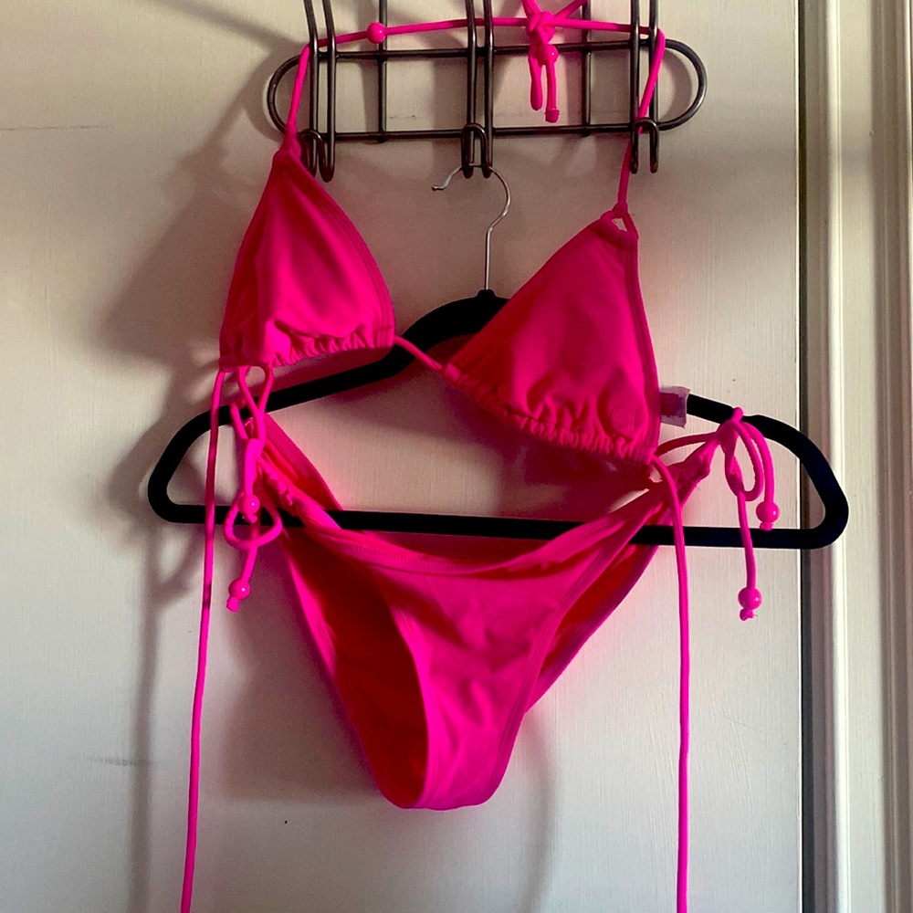 Op tiny pink bikini